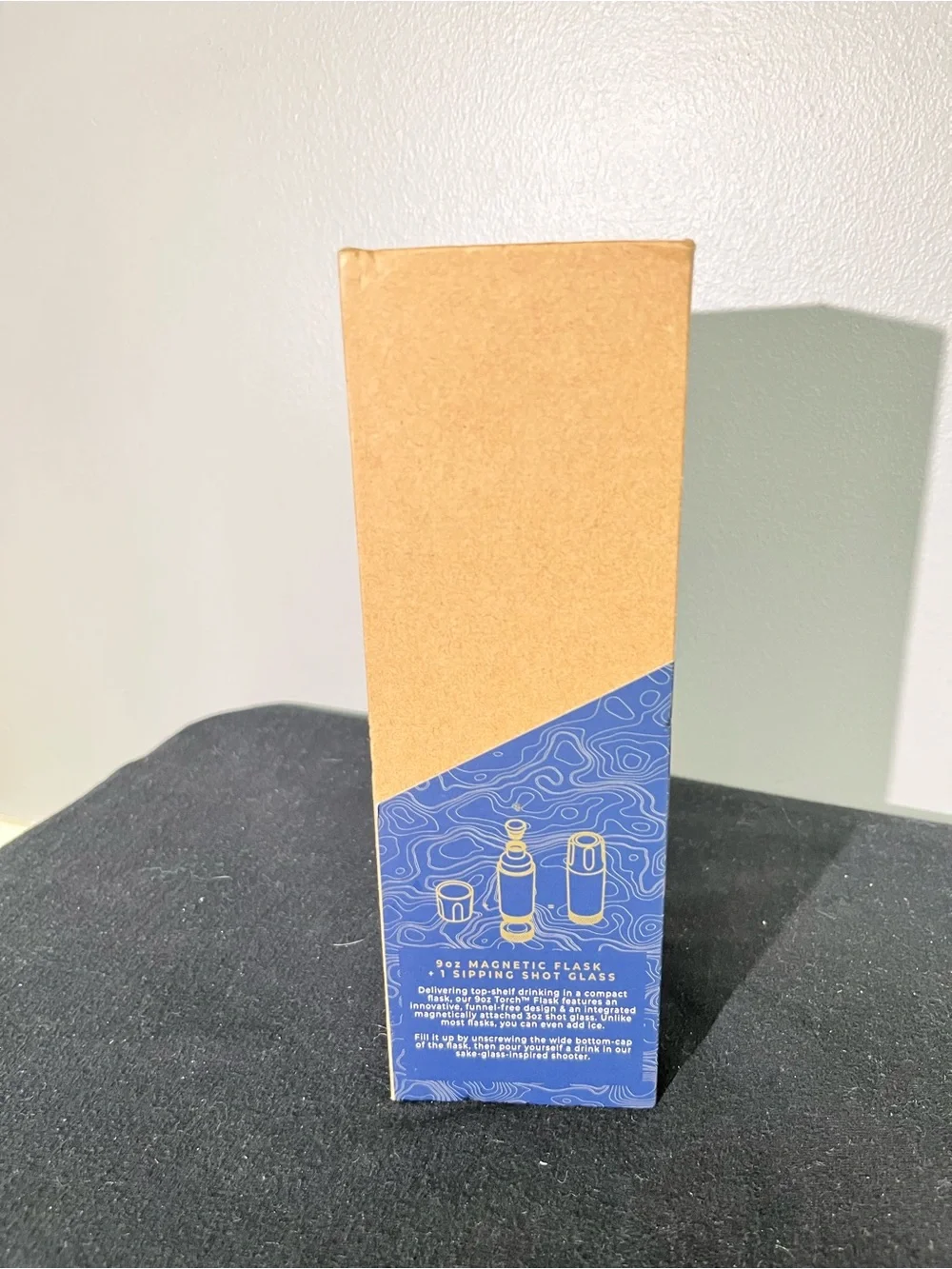 High Camp Torch Flask 9oz Stainless NWT Insulated Stainless Steel Travel Flask